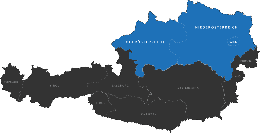 Trockeneisstrahlen Karte Österreich